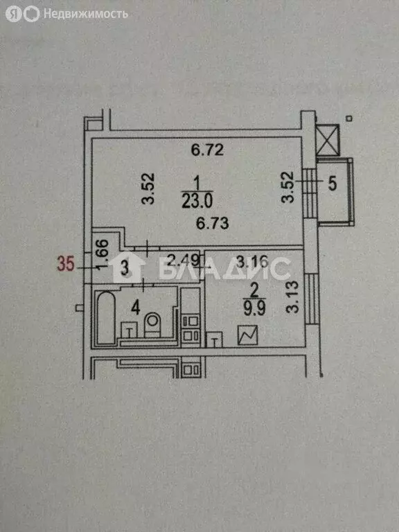 1-комнатная квартира: Москва, улица Ротмистрова, 2к4 (41.3 м) - Фото 1