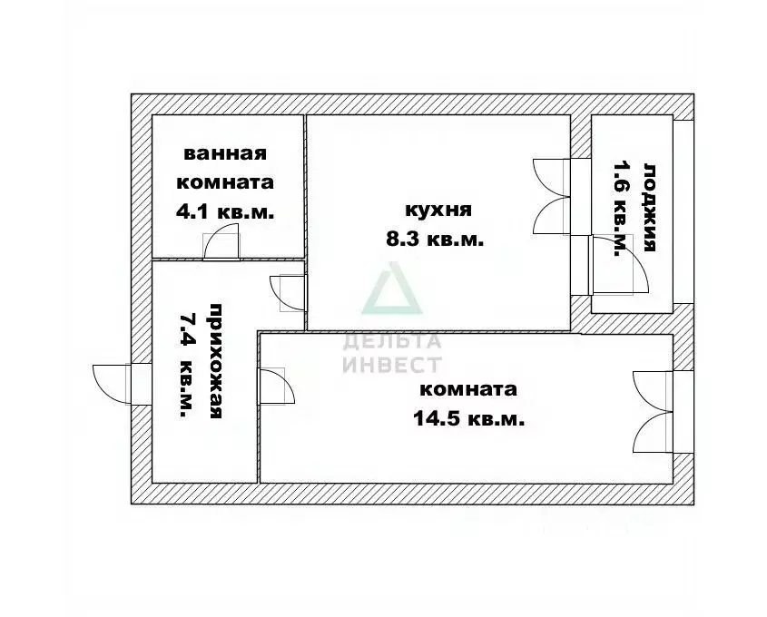 1-к кв. Башкортостан, Уфа ул. Кирова, 130 (34.3 м) - Фото 1