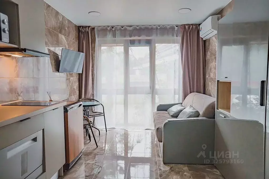 Студия Краснодарский край, Сочи Хоста жилрайон, ул. 50 лет СССР, 3 ... - Фото 0