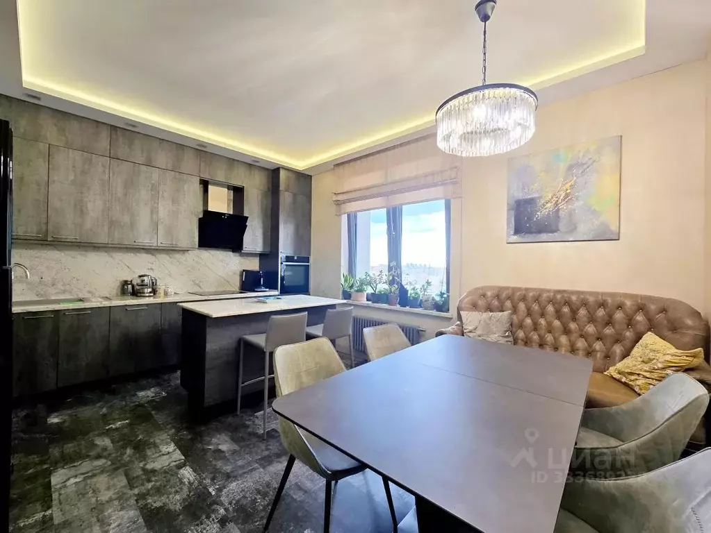 3-к кв. Москва ул. Берзарина, 28Ак2 (93.2 м) - Фото 1