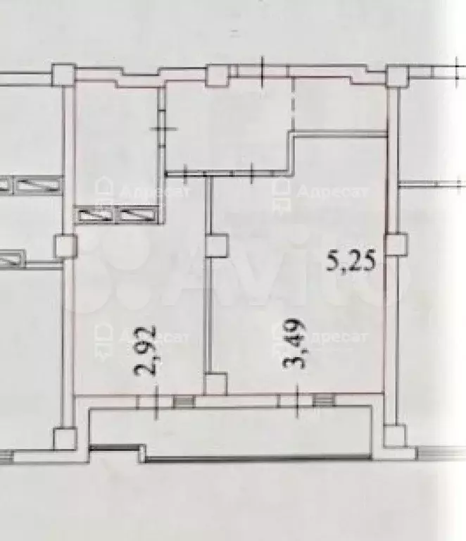 1-к. квартира, 38,9 м, 6/9 эт. - Фото 0