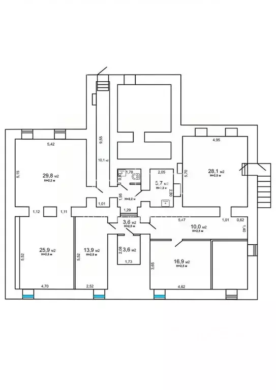 Офис в Санкт-Петербург наб. Обводного Канала, 155 (154 м) - Фото 1