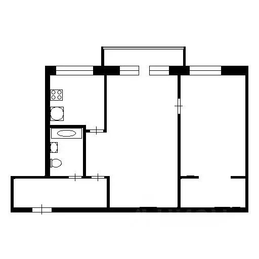 2-к кв. оренбургская область, ясный ул. ленина, 21 (48.0 м) - Фото 1