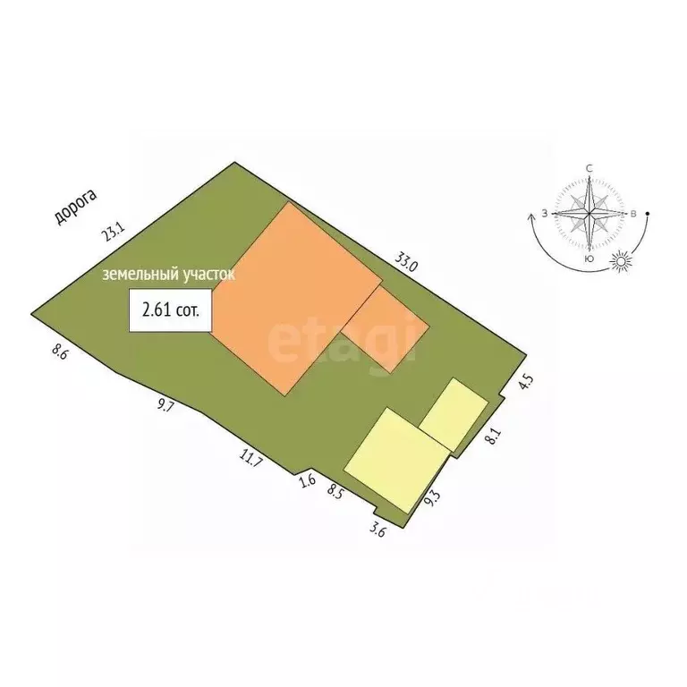 Дом в Краснодарский край, Геленджик  (62 м) - Фото 1