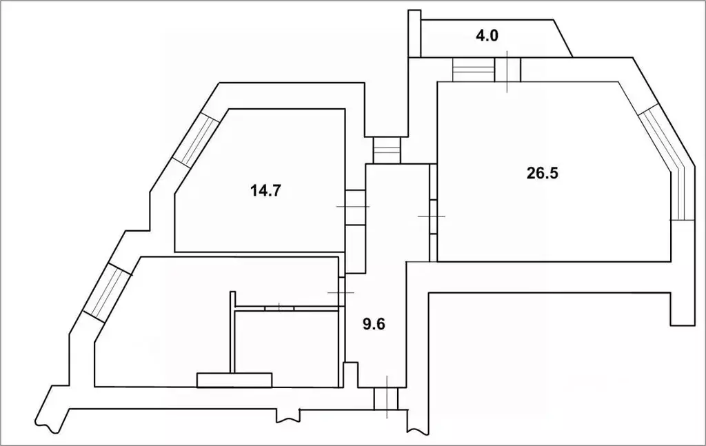 2-к кв. Санкт-Петербург Адмиральский проезд, 6 (68.3 м) - Фото 2
