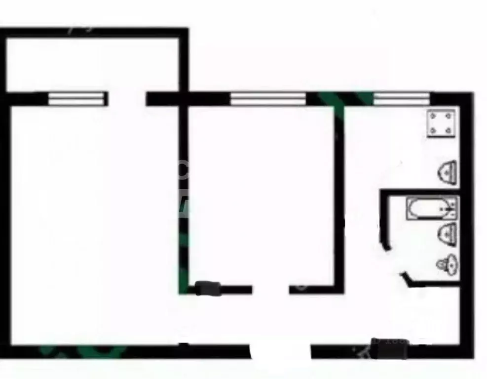2-к кв. Пермский край, Пермь ул. Космонавта Леонова, 60 (44.3 м) - Фото 2