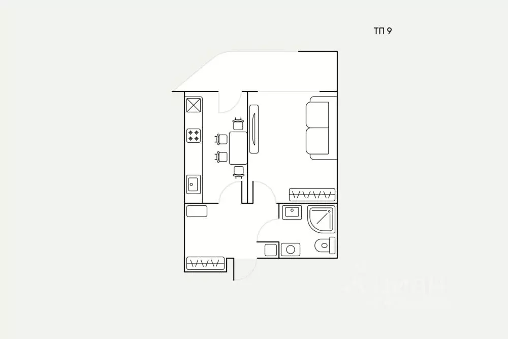 1-к кв. Москва ш. Энтузиастов, 3к1 (39.0 м) - Фото 1