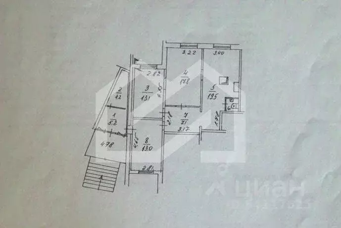Помещение свободного назначения в Москва Новочеркасский бул., 55 (81 ... - Фото 2
