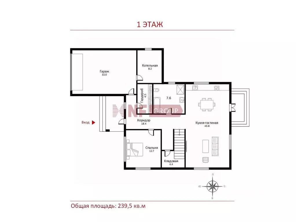 Коттедж в Москва № 3 кв-л,  (240 м) - Фото 2