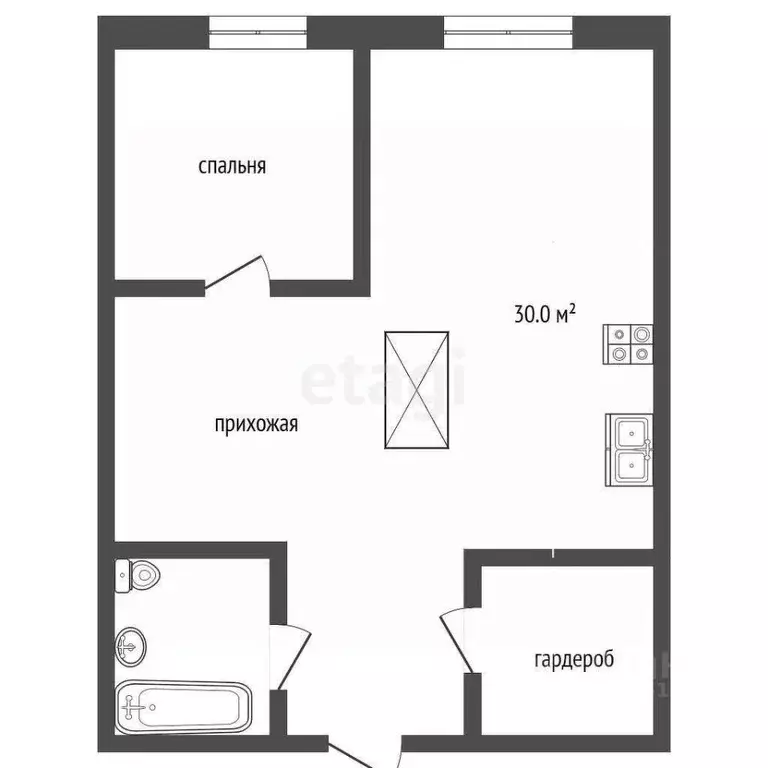 2-к кв. Ростовская область, Ростов-на-Дону Береговая ул., 6 (56.0 м) - Фото 2