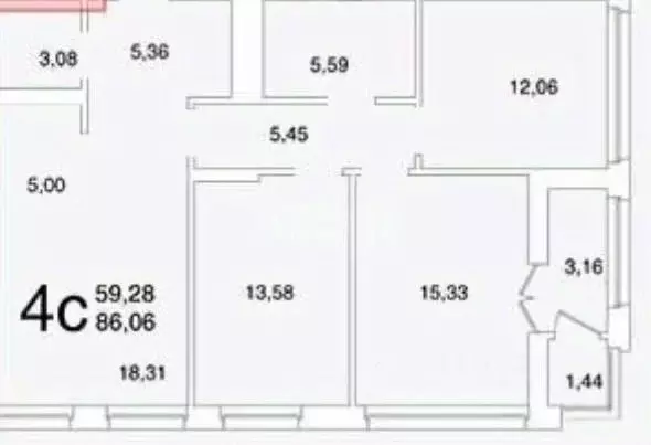 4-к кв. Башкортостан, Уфа ул. Аксакова, 18 (84.7 м) - Фото 1