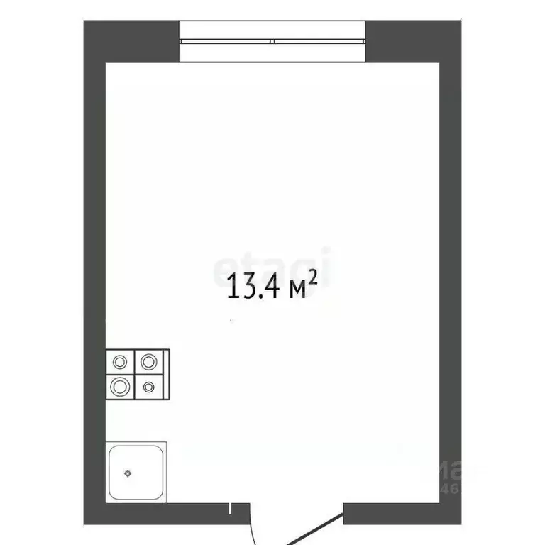 Комната Краснодарский край, Анапа пер. Подстанции, 4 (13.4 м) - Фото 1