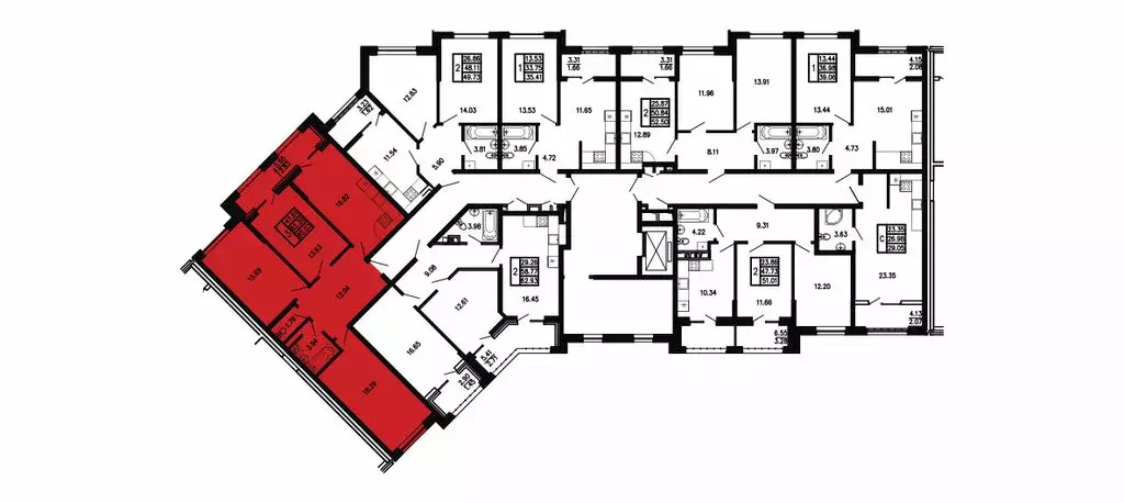 3-комнатная квартира: Приморский, ЖК Просторы Крыма (85.03 м) - Фото 2