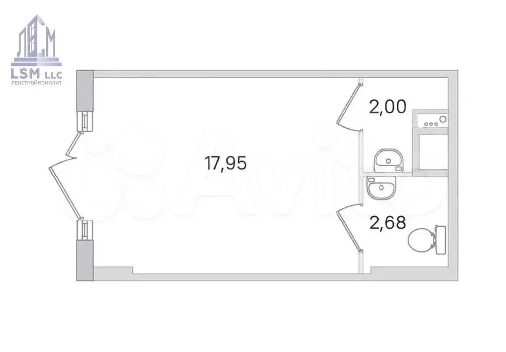 Продам помещение свободного назначения, 22.63 м - Фото 0