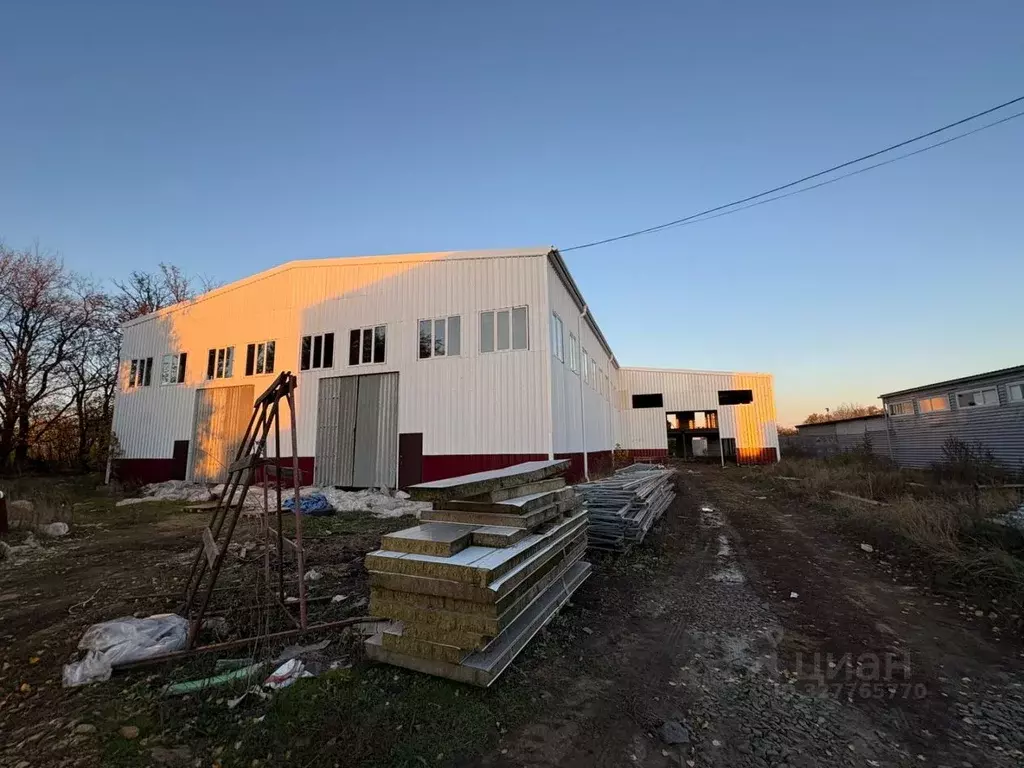 Склад в Ростовская область, Мясниковский район, Краснокрымское с/пос, ... - Фото 1