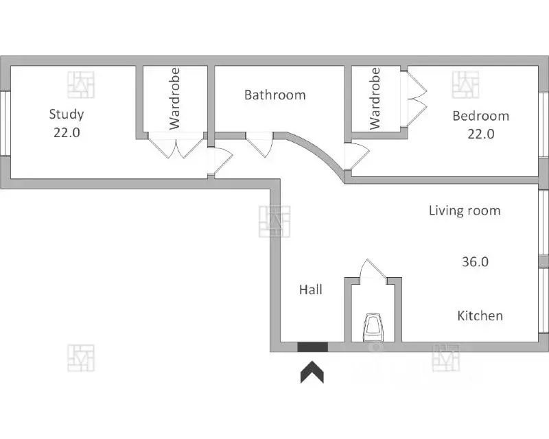 3-к кв. Москва Хорошевское ш., 12к1 (90.0 м) - Фото 1