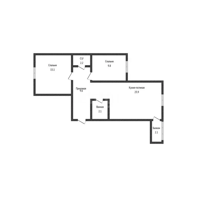 3-комнатная квартира: Махачкала, улица Хаджи Булача, 31 (68 м) - Фото 1