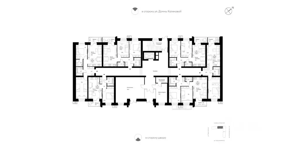 2-к кв. Коми, Сыктывкар Интернациональная ул., 200 (64.9 м) - Фото 1