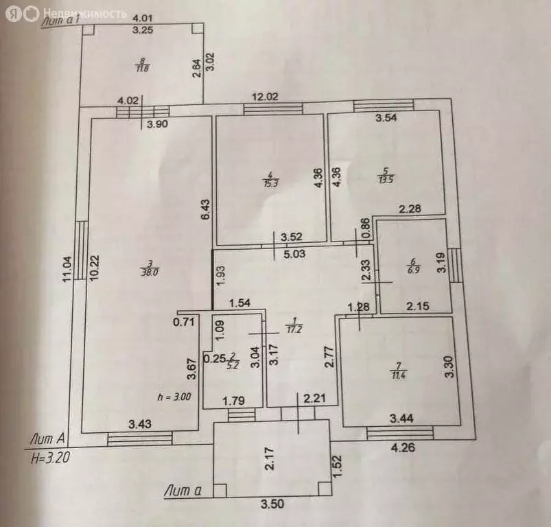 Дом в Высокогорский район, Семиозерское сельское поселение, село ... - Фото 1