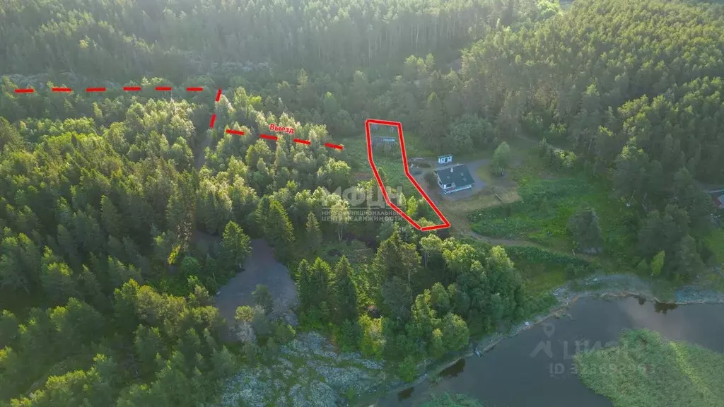 Участок в Карелия, Питкярантский муниципальный округ, д. Хийденсельга  ... - Фото 2