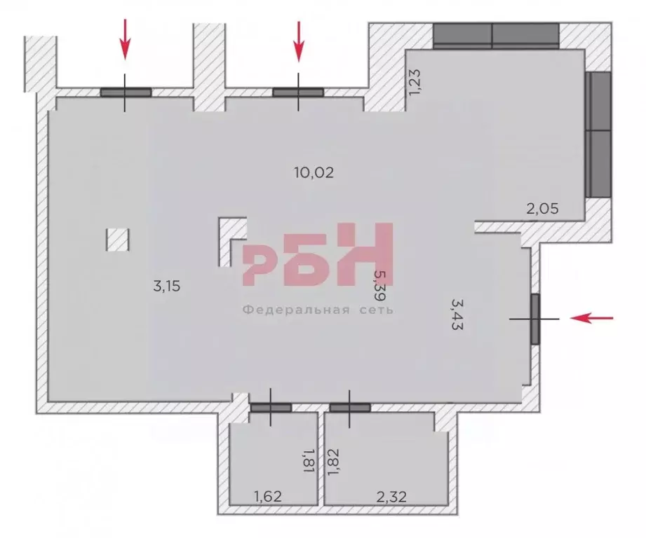 Офис в Тюменская область, Тюмень Причальная ул., 11 (60 м) - Фото 1