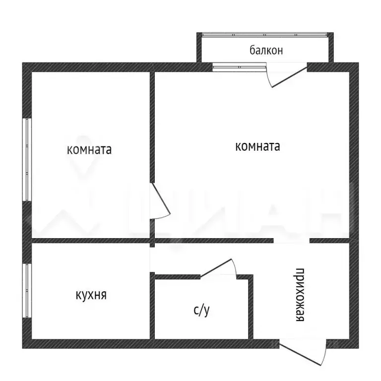 2-к кв. Москва Большая Черкизовская ул., 4К1 (42.0 м) - Фото 1