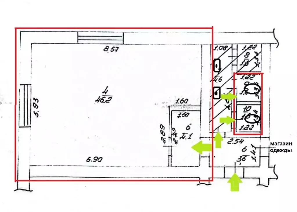 Офис в Краснодарский край, Анапа ул. Лермонтова, 116А (53 м) - Фото 2