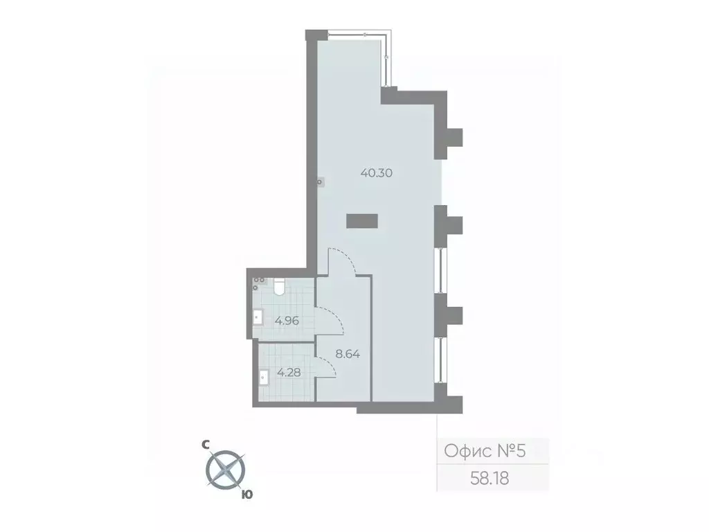 Помещение свободного назначения в Санкт-Петербург наб. Миклухо-Маклая, ... - Фото 1