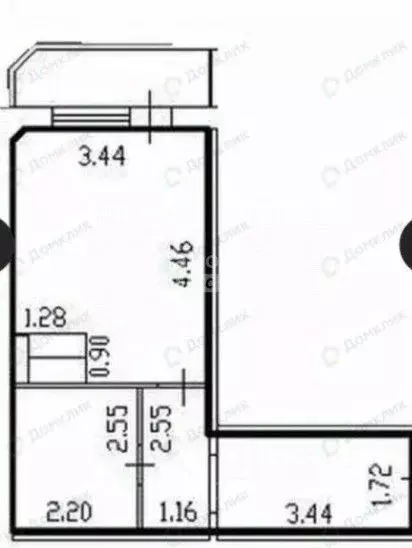 Студия Тюменская область, Тюмень ул. Валентины Трофимовой, 10 (30.0 м) - Фото 2