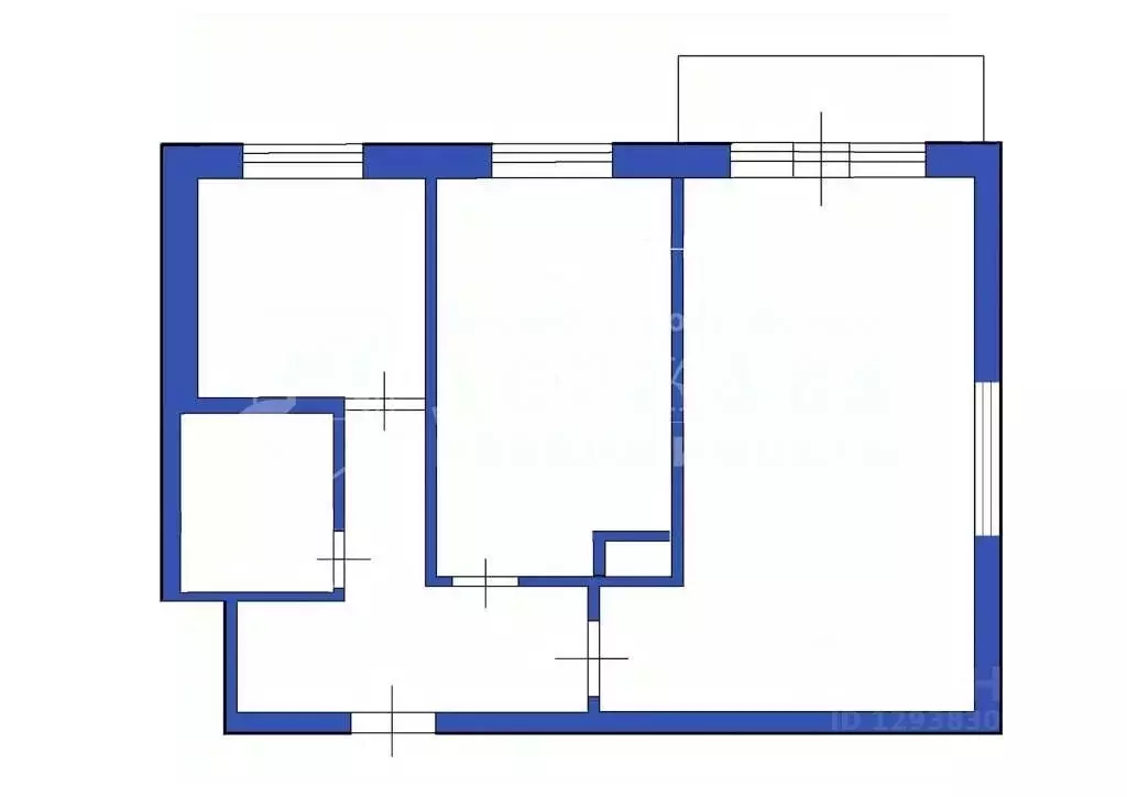 2-к кв. Кемеровская область, Кемерово Космическая ул., 3 (42.0 м) - Фото 1