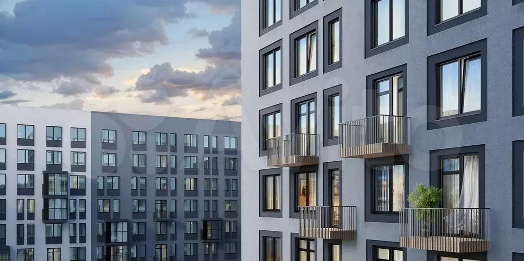 Квартира-студия, 34,8 м, 15/17 эт. - Фото 1