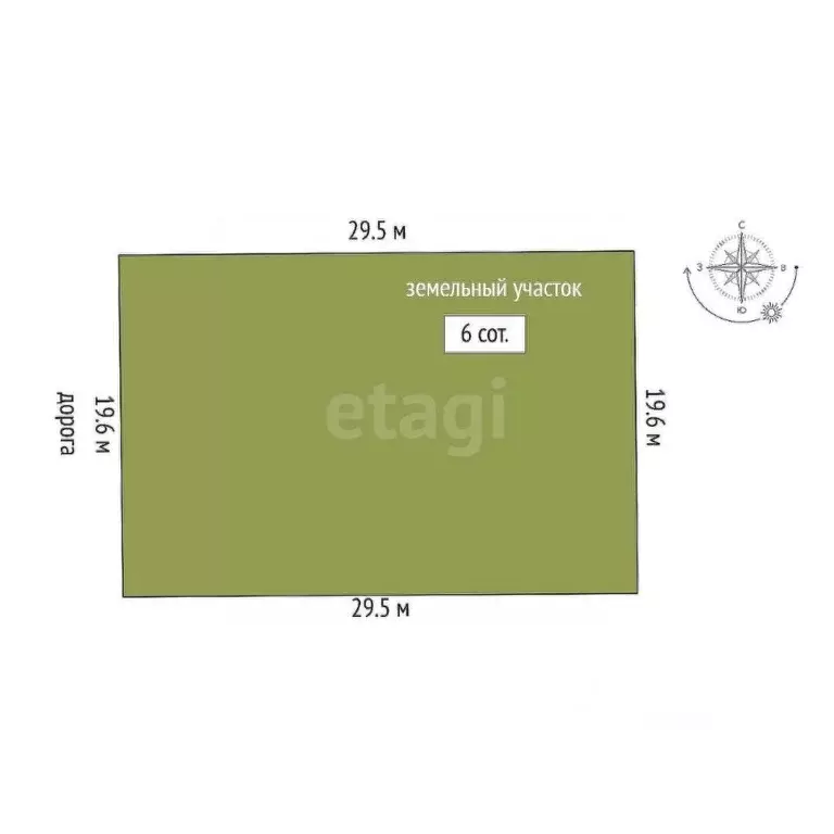 Участок в Ростовская область, Аксайский район, Ольгинская ст-ца ул. ... - Фото 1