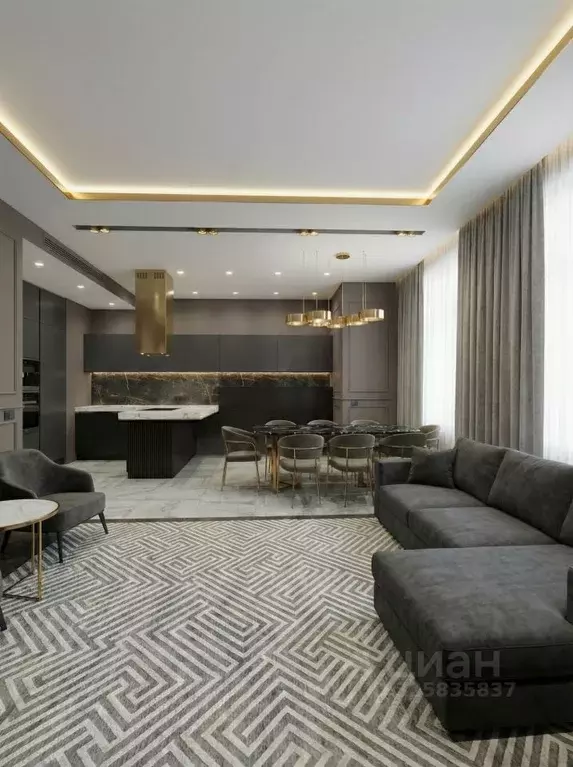 3-к кв. Москва Краснобогатырская ул., 90С2 (100.0 м) - Фото 2