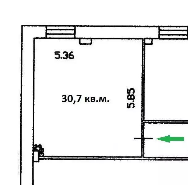 Офис в Тюменская область, Тюмень ул. Щербакова, 172с11 (31 м) - Фото 1