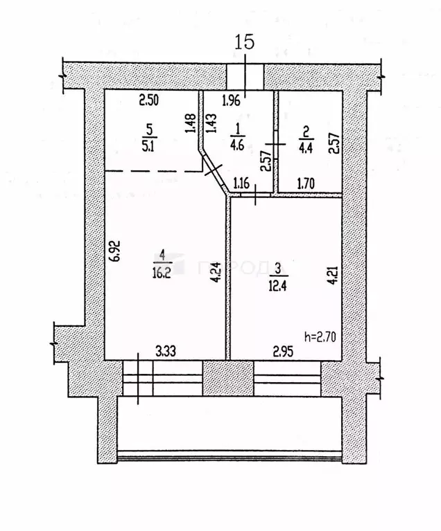 1-к кв. Алтайский край, Барнаул ул. Попова, 150 (42.7 м) - Фото 1