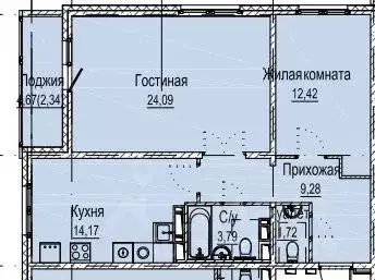 2-к кв. Нижегородская область, Нижний Новгород Лесной Городок мкр, ... - Фото 1