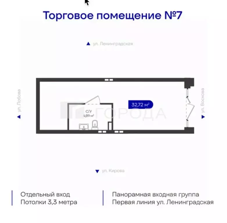 Офис в Новосибирская область, Новосибирск Ленинградская ул., 340 (33 ... - Фото 2