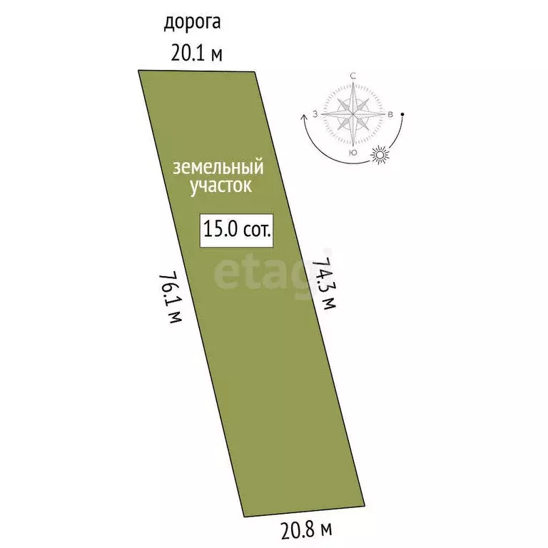 Участок в Тюменский муниципальный округ, садоводческое некоммерческое ... - Фото 0