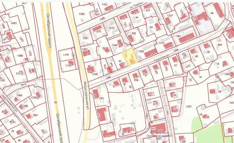 Участок в Коми, Сыктывкар ул. Сельская, 14 (8.6 сот.) - Фото 1