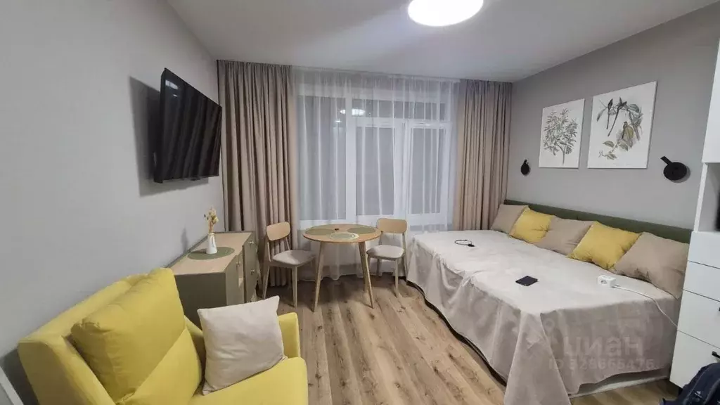 Студия Москва ул. Авиаторов, 1 (22.3 м) - Фото 1