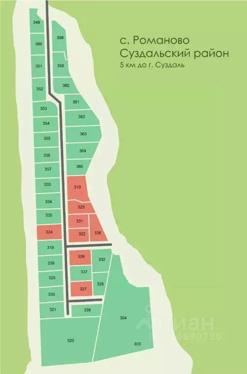 Участок в Владимирская область, Суздальский район, Селецкое ... - Фото 2