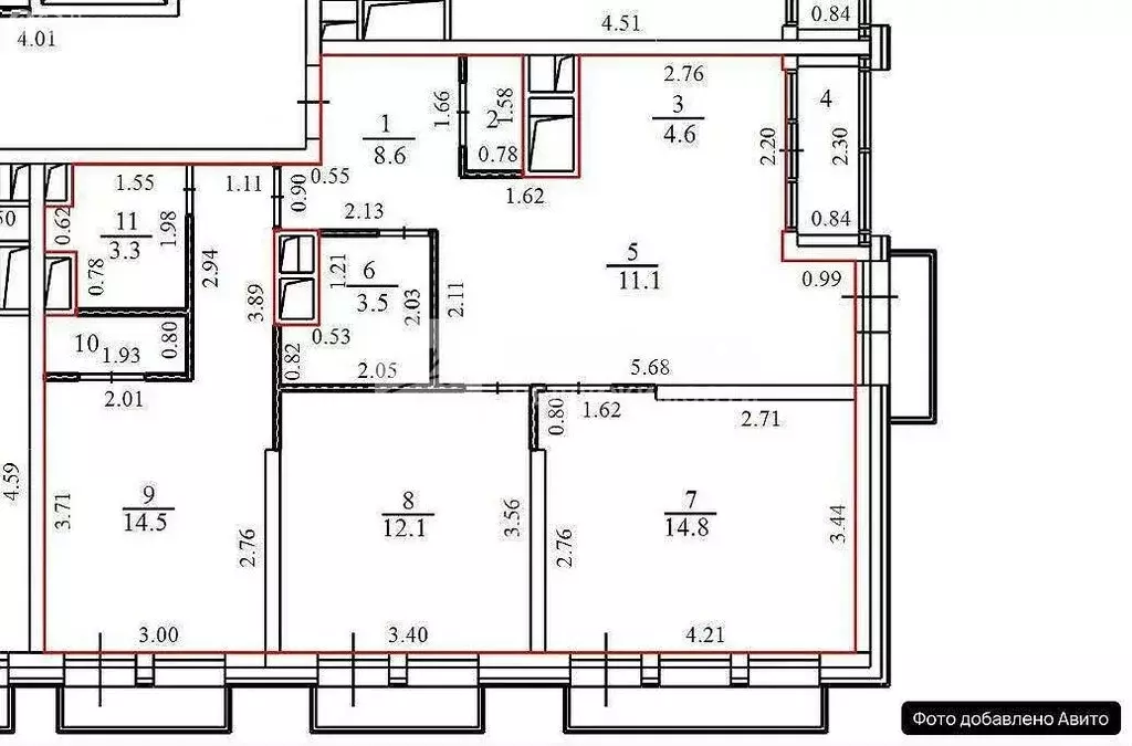 3-комнатная квартира: Люберцы, Шоссейная улица, 42 (80 м) - Фото 1