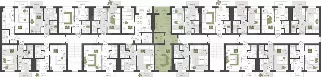1-к. квартира, 31,5 м, 3/5 эт. - Фото 1