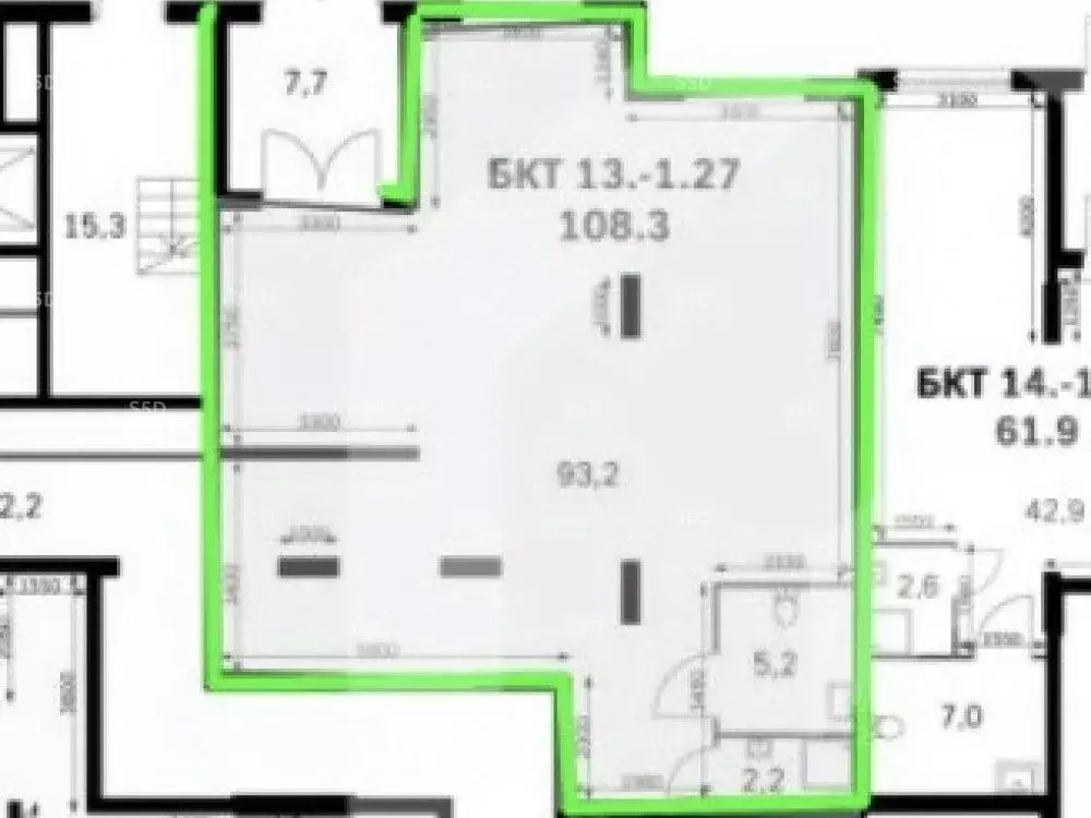 Помещение свободного назначения в Московская область, Ленинский ... - Фото 1