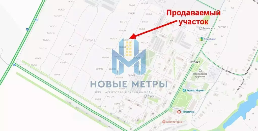 Участок в Нижегородская область, Арзамас городской округ, с. Шатовка ... - Фото 1