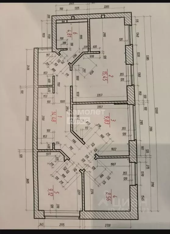 4-к кв. Тюменская область, Тюмень Харьковская ул., 52 (60.0 м) - Фото 2