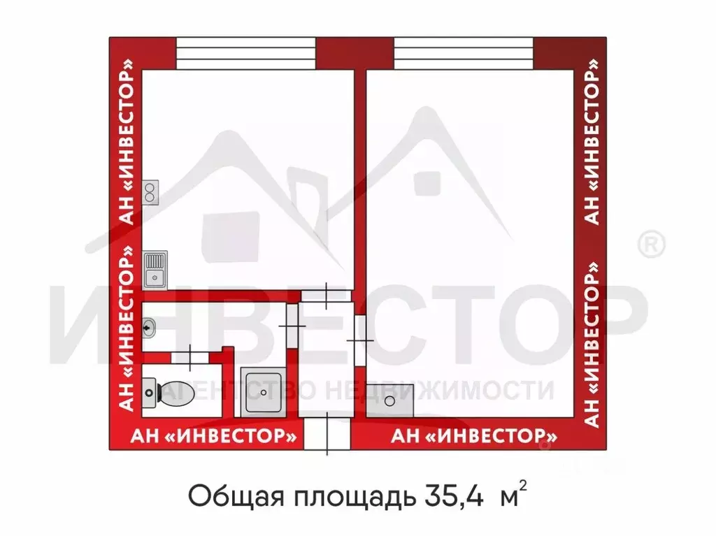 1-к кв. Челябинская область, Челябинск ул. Молодогвардейцев, 41Ак2 ... - Фото 1