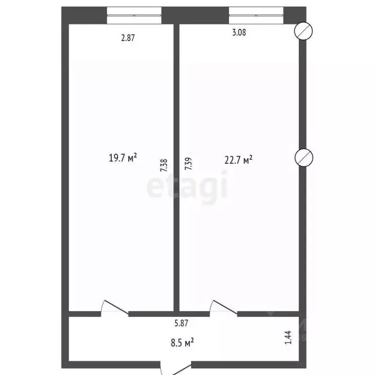 Офис в Тюменская область, Тюмень Олимпийская ул., 6к1 (51 м) - Фото 2