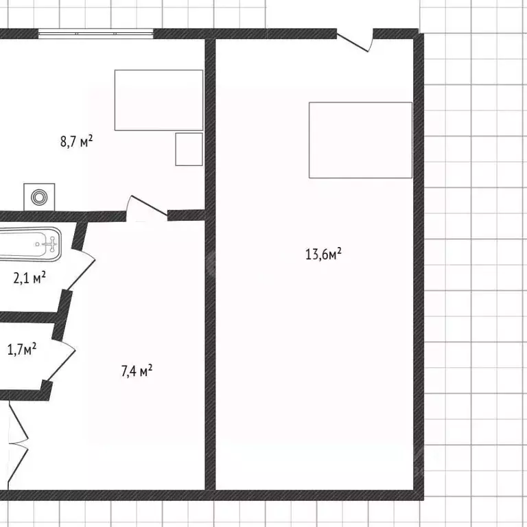1-к кв. Забайкальский край, Чита ул. Бабушкина, 3 (33.5 м) - Фото 2
