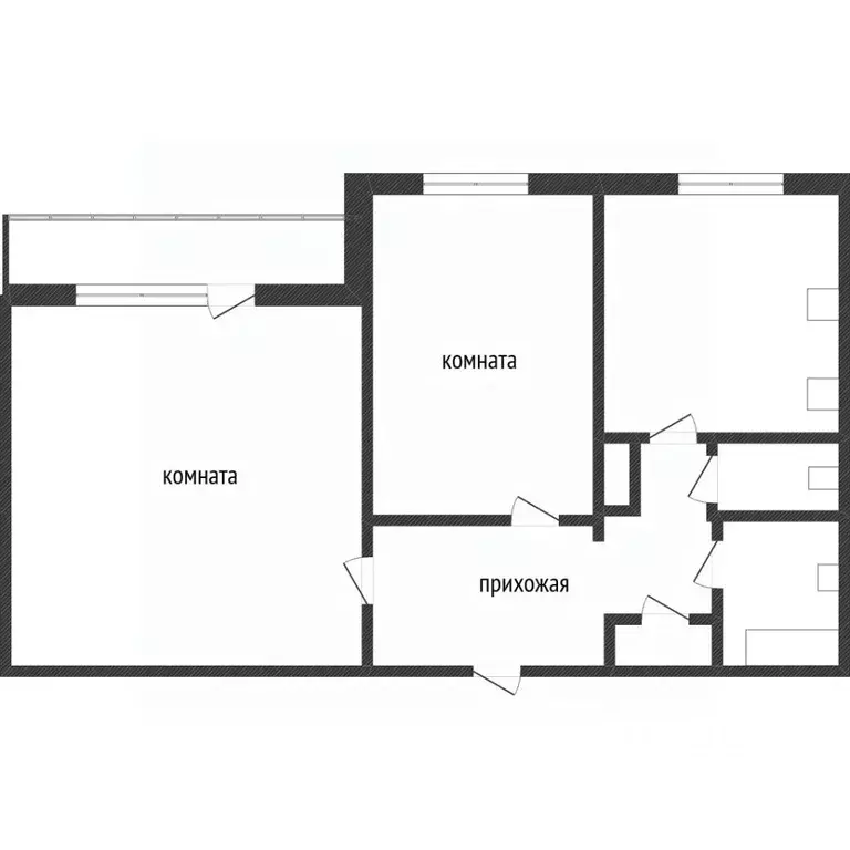 2-к кв. Кемеровская область, Кемерово ул. Свободы, 23 (51.0 м) - Фото 2